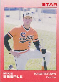 1988 Star Hagerstown Suns #4 Mike Eberle Front