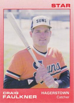 1988 Star Hagerstown Suns #6 Craig Faulkner Front