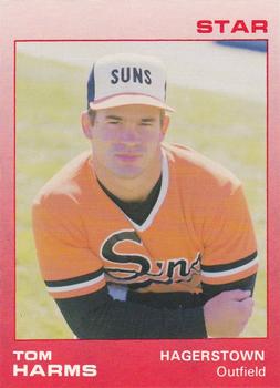 1988 Star Hagerstown Suns #8 Tom Harms Front