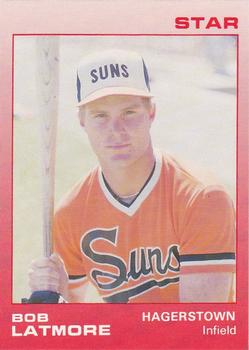 1988 Star Hagerstown Suns #10 Bob Latmore Front