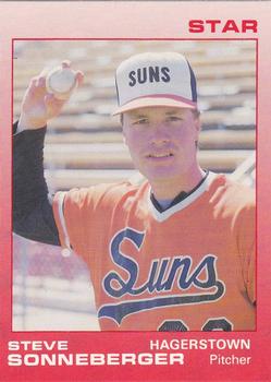 1988 Star Hagerstown Suns #20 Steve Sonneberger Front