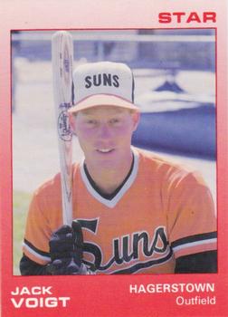 1988 Star Hagerstown Suns #23 Jack Voigt Front