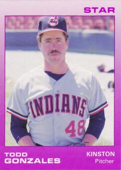 1988 Star Kinston Indians #9 Todd Gonzales Front