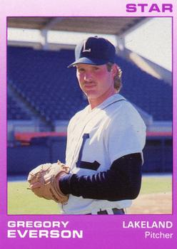 1988 Star Lakeland Tigers #10 Gregory Everson Front