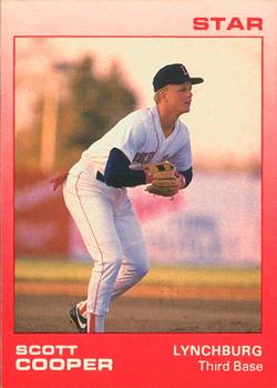 1988 Star Lynchburg Red Sox #5 Scott Cooper Front