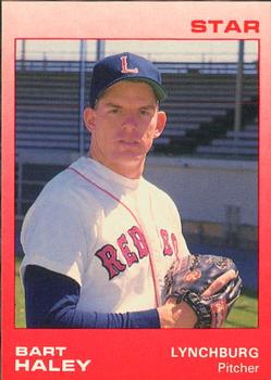 1988 Star Lynchburg Red Sox #8 Bart Haley Front