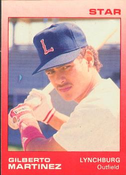 1988 Star Lynchburg Red Sox #11 Gilberto Martinez Front