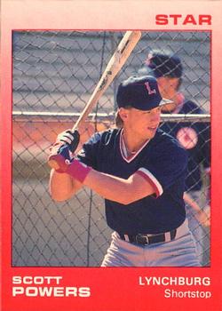 1988 Star Lynchburg Red Sox #19 Scott Powers Front