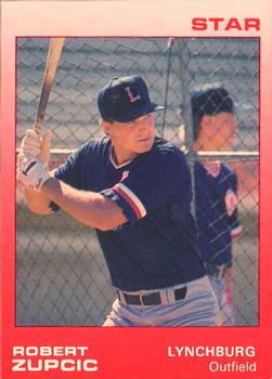 1988 Star Lynchburg Red Sox #27 Robert Zupcic Front