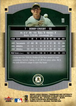 2005 Fleer National Pastime #11 Bobby Crosby Back