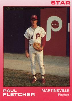 1988 Star Martinsville Phillies Red #14 Paul Fletcher Front