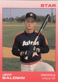 1988 Star Osceola Astros #3 Jeff Baldwin Front