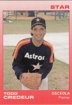 1988 Star Osceola Astros #6 Todd Credeur Front