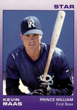1988 Star Prince William Yankees #15 Kevin Maas Front