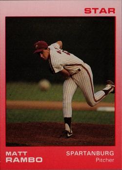 1988 Star Spartanburg Phillies #16 Matt Rambo Front