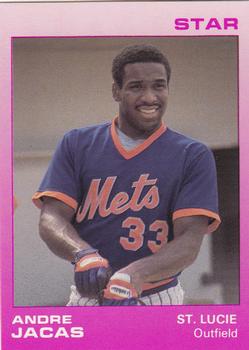 1988 Star St. Lucie Mets #12 Andre Jacas Front