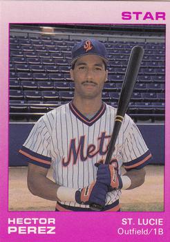 1988 Star St. Lucie Mets #18 Hector Perez Front