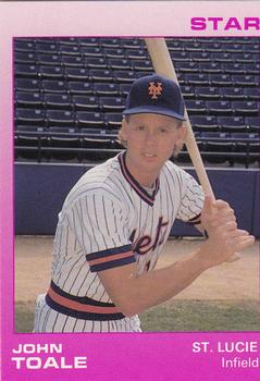1988 Star St. Lucie Mets #23 John Toale Front