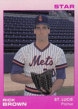 1988 Star St. Lucie Mets #4 Rick Brown Front