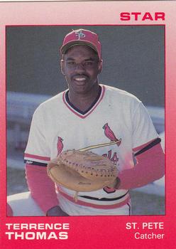 1988 Star St. Petersburg Cardinals #24 Terrence Thomas Front