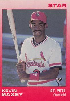 1988 Star St. Petersburg Cardinals #17 Kevin Maxey Front