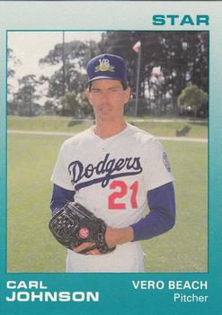 1988 Star Vero Beach Dodgers #12 Carl Johnson Front