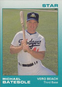 1988 Star Vero Beach Dodgers #1 Michael Batesole Front