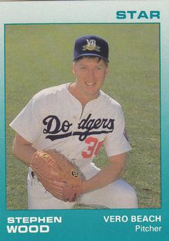 1988 Star Vero Beach Dodgers #25 Stephen Wood Front