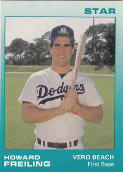1988 Star Vero Beach Dodgers #7 Howard Freiling Front