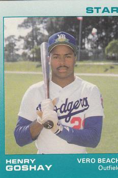 1988 Star Vero Beach Dodgers #8 Henry Goshay Front