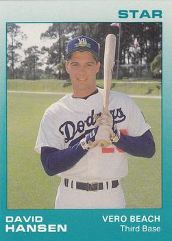 1988 Star Vero Beach Dodgers #9 David Hansen Front