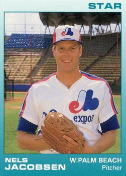 1988 Star West Palm Beach Expos #12 Nels Jacobsen Front