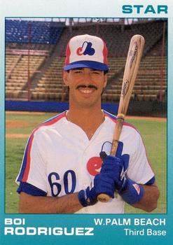 1988 Star West Palm Beach Expos #21 Boi Rodriguez Front
