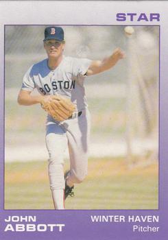 1988 Star Winter Haven Red Sox #1 John Abbott Front