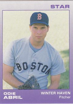 1988 Star Winter Haven Red Sox #2 Odie Abril Front