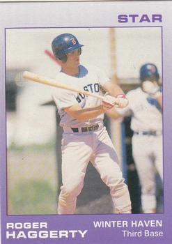1988 Star Winter Haven Red Sox #9 Roger Haggerty Front