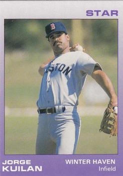 1988 Star Winter Haven Red Sox #11 Jorge Kuilan Front