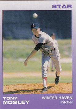 1988 Star Winter Haven Red Sox #15 Tony Mosley Front