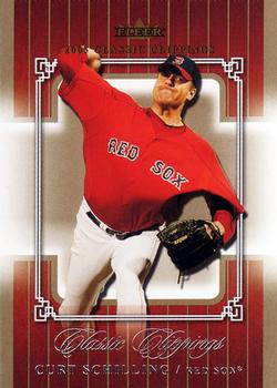 2005 Fleer Classic Clippings #23 Curt Schilling Front