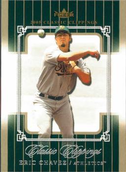 2005 Fleer Classic Clippings #50 Eric Chavez Front