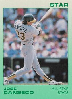 1989 Star Jose Canseco #4 Jose Canseco Front