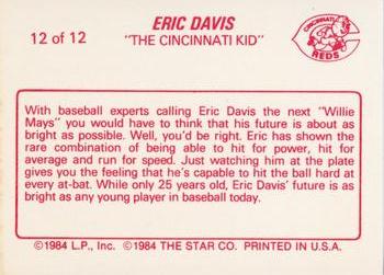1988 Star Eric Davis #12 Eric Davis Back