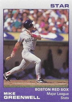 1989 Star Mike Greenwell Purple #3 Mike Greenwell  Front