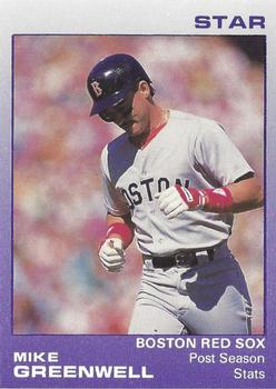 1989 Star Mike Greenwell Purple #4 Mike Greenwell Front