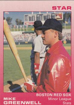 1989 Star Mike Greenwell Red #2 Mike Greenwell  Front