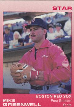1989 Star Mike Greenwell Red #4 Mike Greenwell  Front