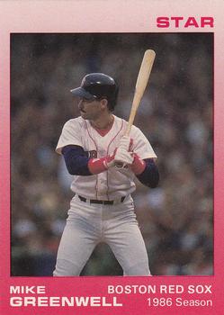 1989 Star Mike Greenwell Red #6 Mike Greenwell  Front