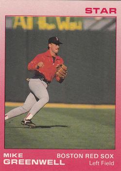 1989 Star Mike Greenwell Red #11 Mike Greenwell  Front