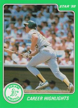1988 Star Mark McGwire (Green) #8 Mark McGwire Front