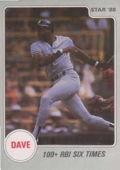 1988 Star Dave Winfield #8 Dave Winfield Front